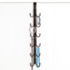 144511 Over Door Accessory Hanger Vertical 12 Hook Bronze