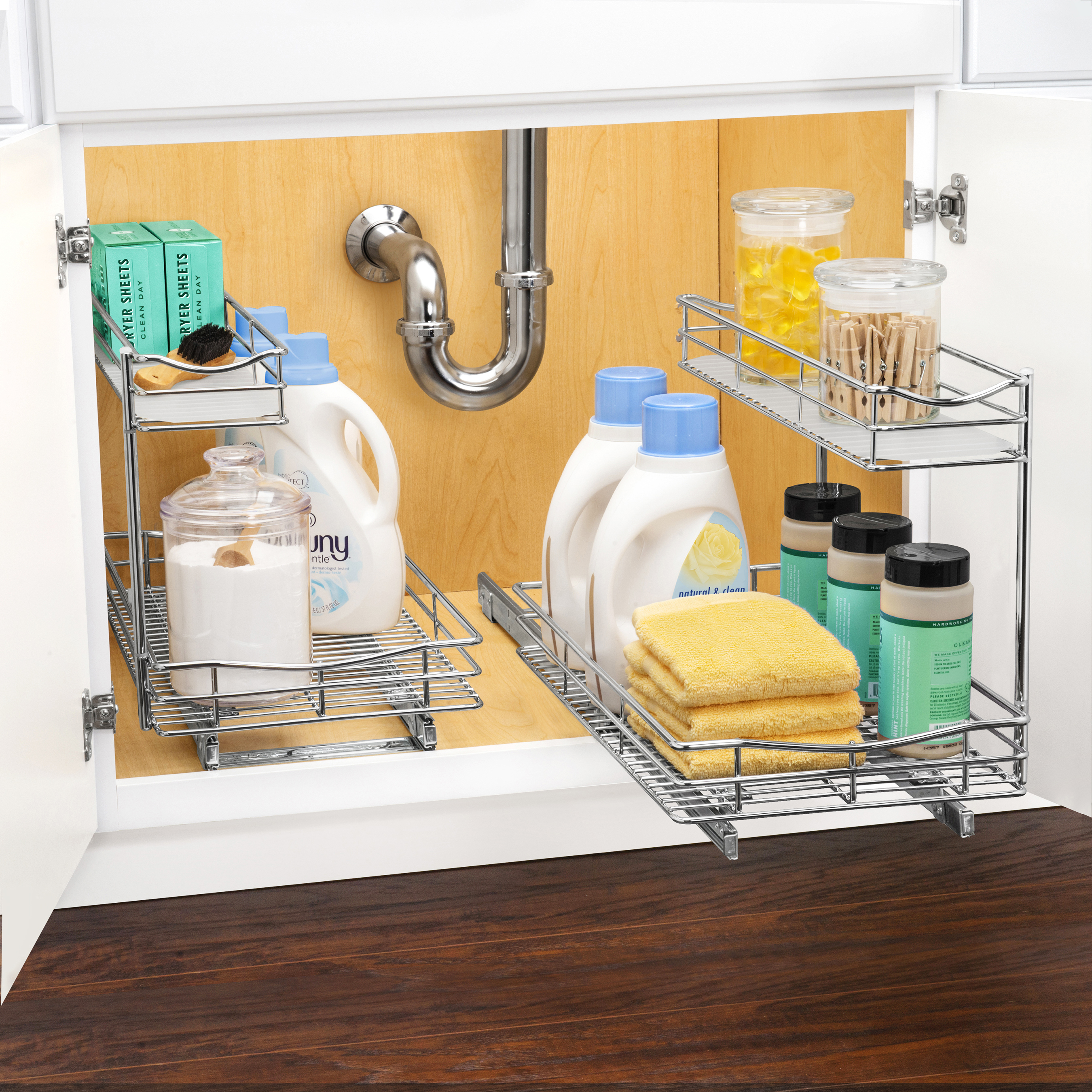 451121 Undersink Cabinet Organizer 11.5wide 21deep 14high