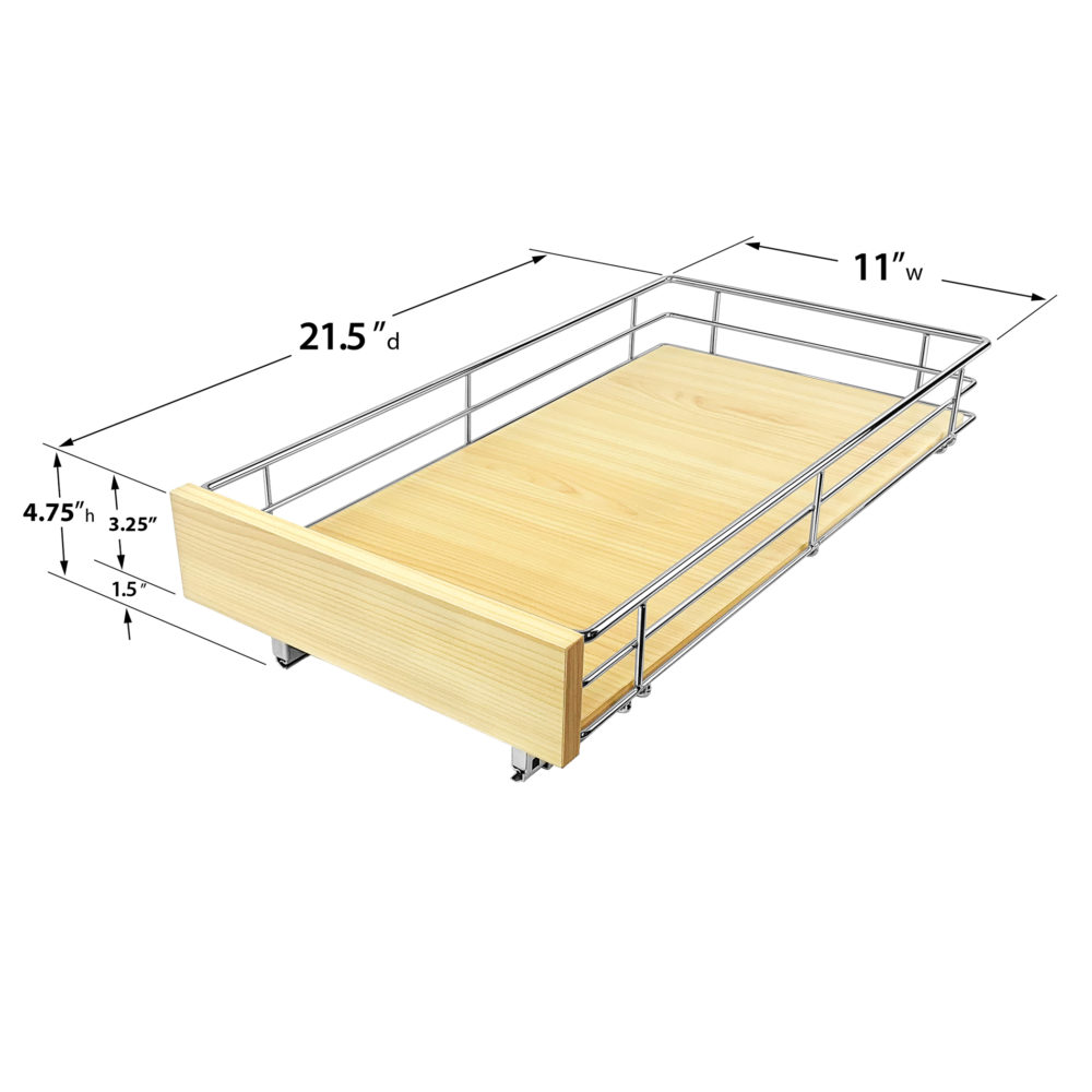 Lynk 451121DS Professional Roll Out Under Sink Cabinet Organizer