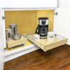 421421 Single Tier - Slide Out Wood Cabinet Organizer 14" Wide x 21" Deep - Image 4