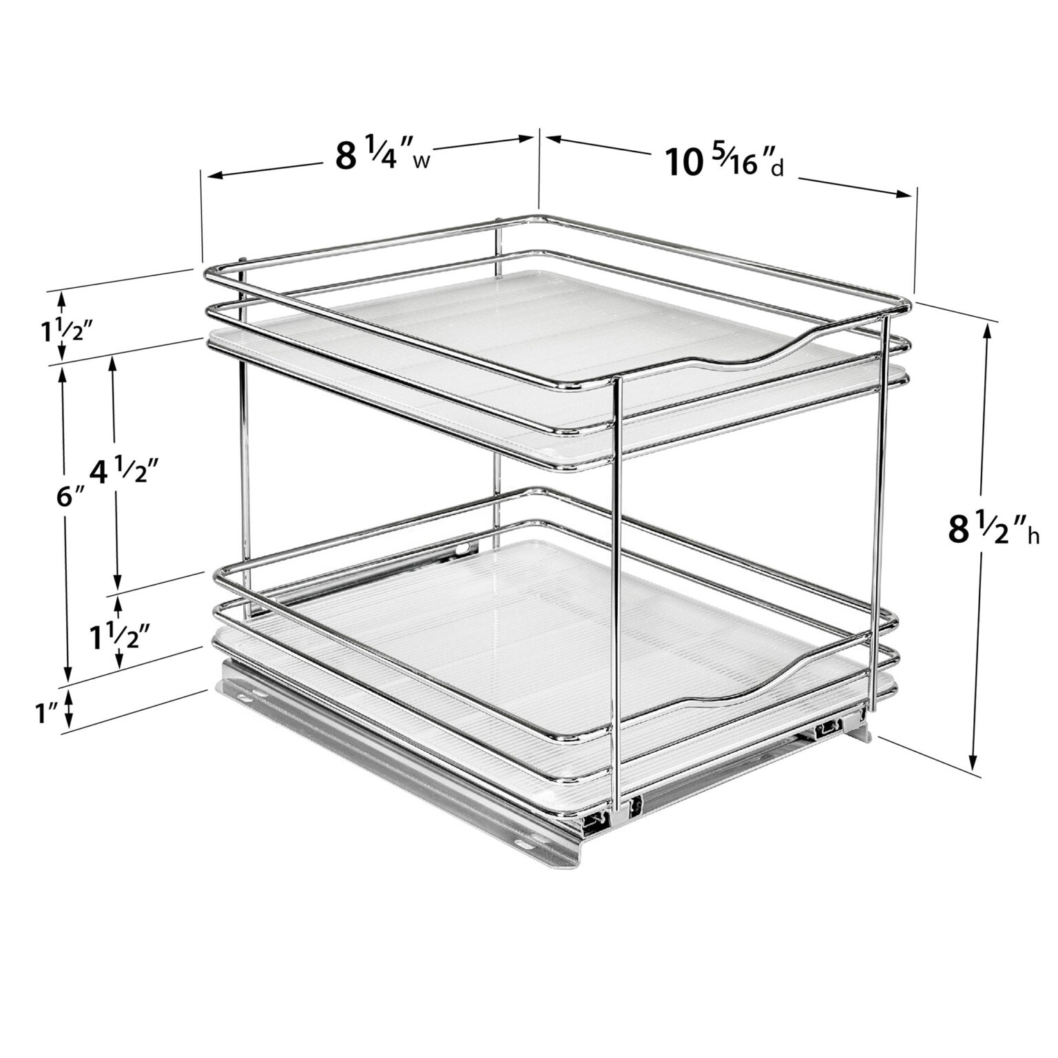 Slider Spice Rack 430722 Professional Slide Out Spice Organizer - Lynk Inc